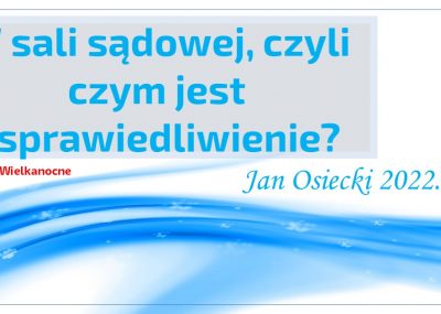 W sali sądowej, czyli czym jest usprawiedliwienie? episode artwork